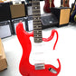 Squier Stratocaster Hardtail Electric Guitar, Laurel FB, Red
