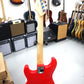 Squier Stratocaster Hardtail Electric Guitar, Laurel FB, Red